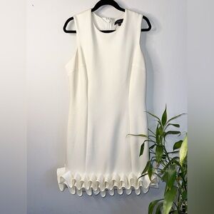 White Maia Sleeveless Mini Dress